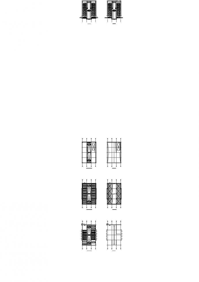 某多层机械停车楼建筑设计cad全套施工图纸（甲级院设计）_图1