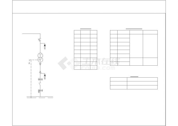 露天变电所标准CAD设计图-图一