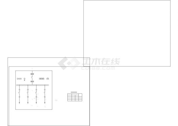 露天变电所标准CAD设计图-图二