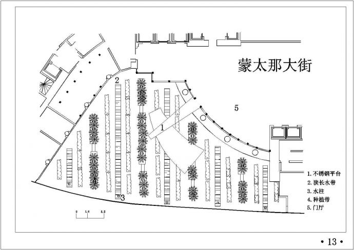 【苏州】西方现代园林全套施工设计cad图纸(含公园平面图)_图1