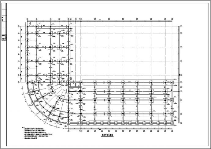 全套框架结构设计图纸CAD_图1