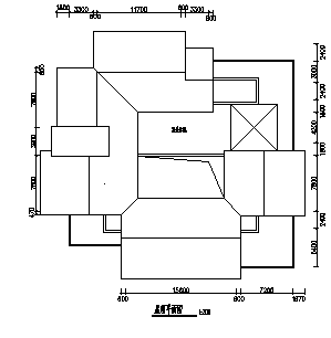 二层现代风格总统别墅建筑施工cad图，共八张-图二