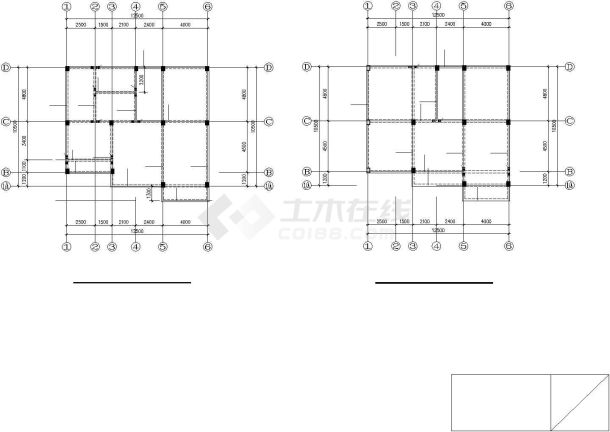 某高档豪华别墅建筑方案设计cad图-图一