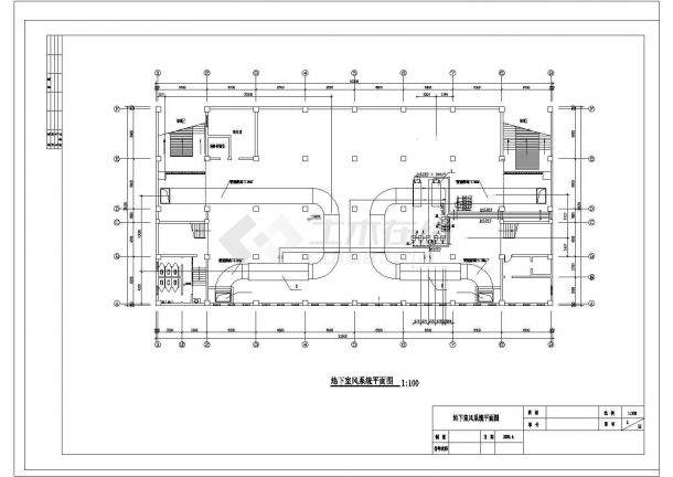 某四层商场空气调节系统设计cad全套施工图（含设计说明）-图一