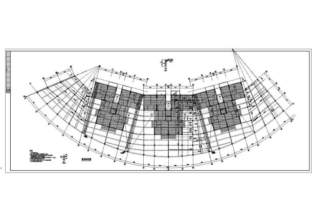 小区住宅结构平面施工图CAD-图一