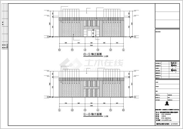 厂房设计_西宁市某五金厂1660平米单层钢结构厂房全套建筑设计CAD设计图-图一
