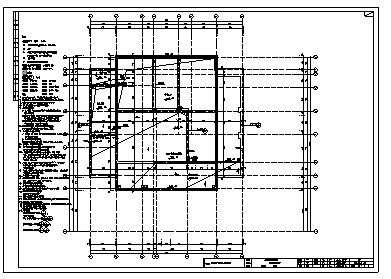 某市二十二层带地下三层电梯试验塔建筑施工cad图_试验塔施工-图一