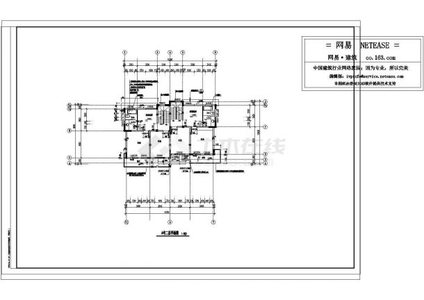 三层双拼别墅建筑施工图（共14张）-图二