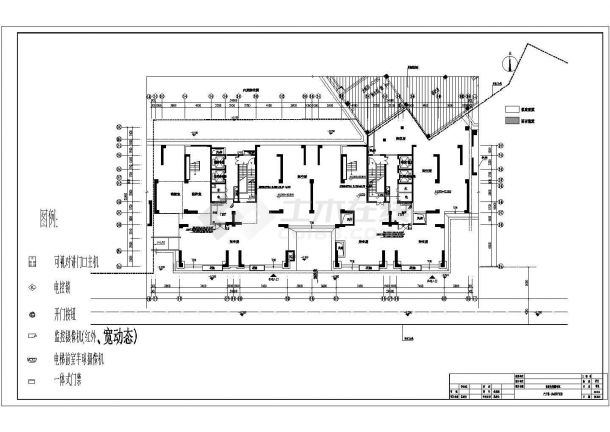 [福建]某剪力墙结构高层住宅楼智能化系统设计cad全套施工图纸（甲级院设计）-图一
