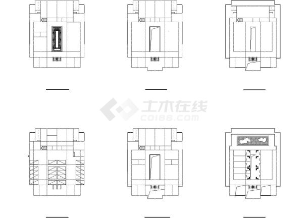 某大型安乐堂建筑方案设计CAD图-图一