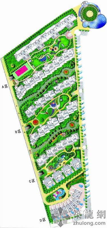 南海玫瑰园住宅小区建筑方案规划设计文本_图1