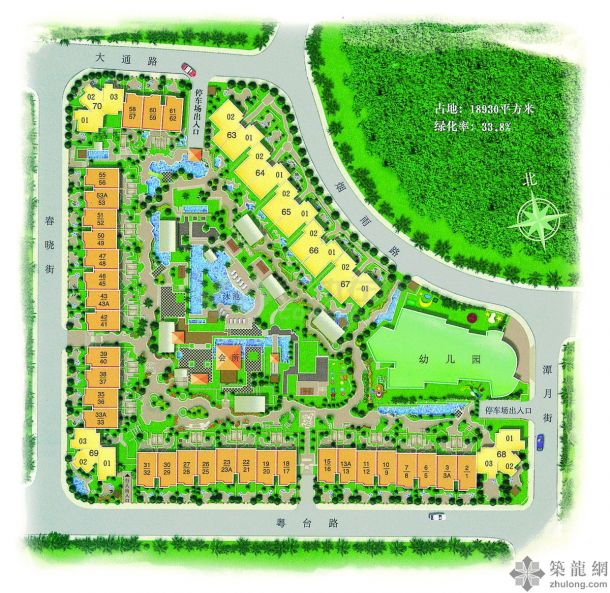 新世界综榈园住宅小区建筑方案规划设计文本-图二