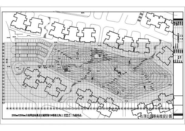 东莞山顶公园园林设计施工图（含物料表）-图二