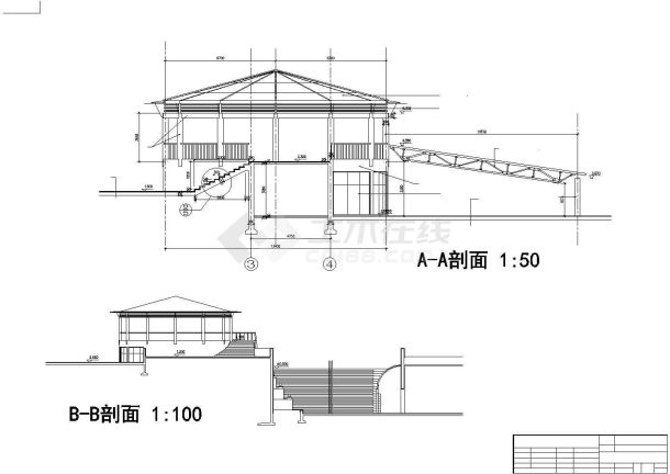 黄石市人民广场全套景观施工图-图一