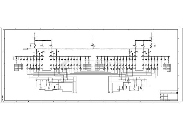 #1,#2机主厂房厂用电系统原理接线图-图一