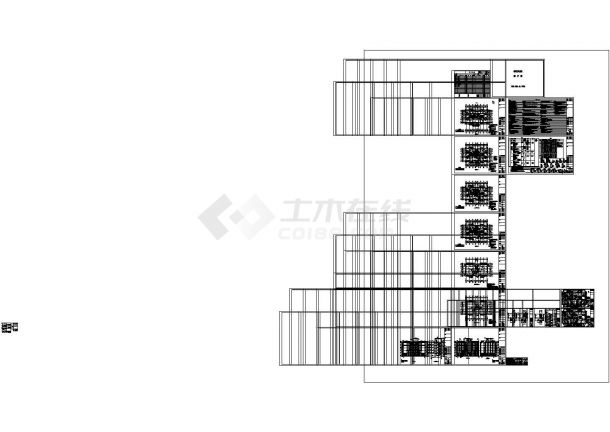 [山西]五层砌体结构住宅楼结构cad施工图-图一