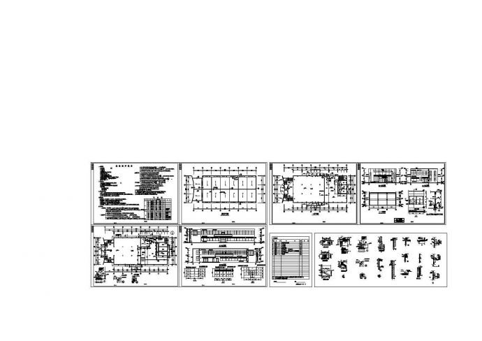 某大型高校食堂建筑设计CAD图纸_图1