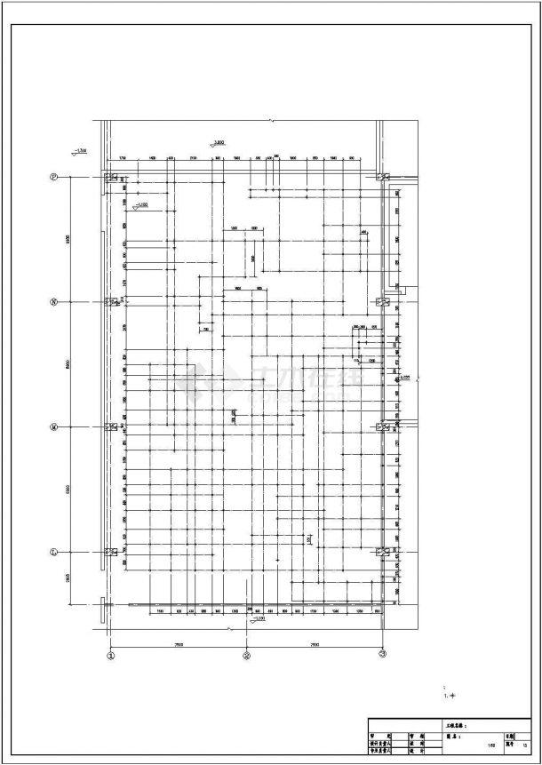郑州市某大型冰块制造厂冷库氨压缩机房全套设计CAD图-图一