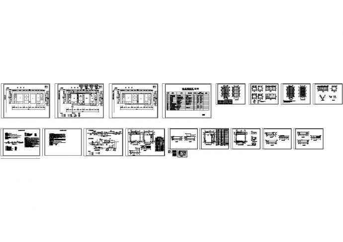 某污水处理工程成套施工实用设计cad图纸_图1