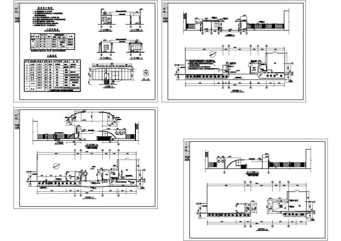 某厂区建筑大门最终设计方案CAD图纸_图1