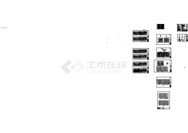 江苏老年公寓给排水系统设计施工cad图纸，共十一张-图二