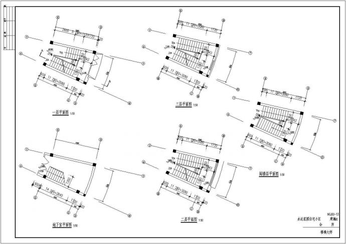【苏州】某商业区多层会所全套建筑设计cad图(含地下室平面图)_图1