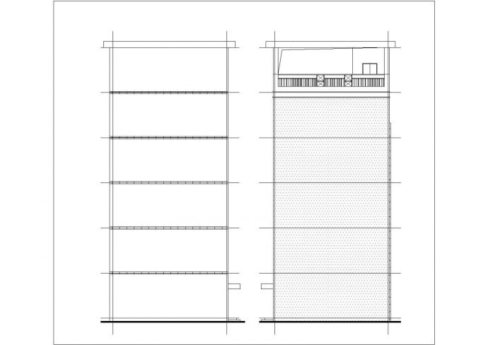 南京市某实验小学1800平米五层框架结构教学楼建筑设计CAD图纸_图1