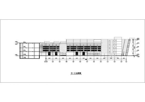 宁波市某科技园12层框架结构科技研发中心平立剖面设计CAD图纸-图一