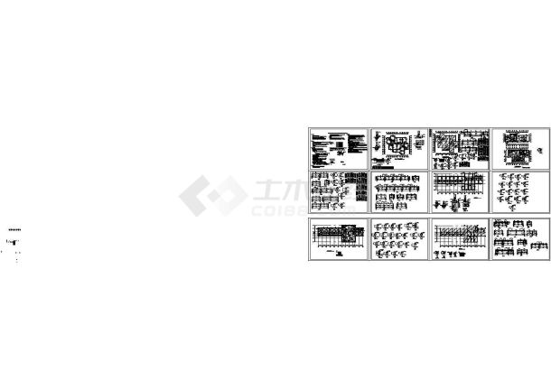 两套单层别墅砖混结构施工图-图二