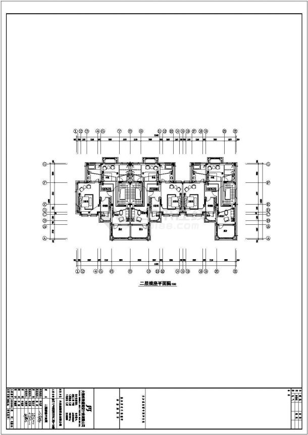 [辽宁]某二层框架结构别墅配电设计cad全套电气施工图（含设计说明，含弱电设计）-图二