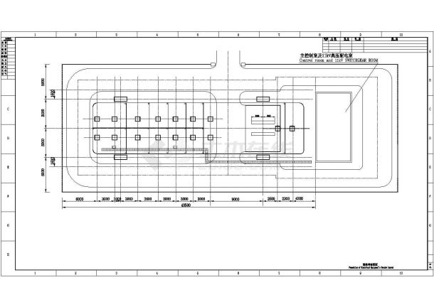 某大型132kV高压变电站设计cad全套施工图（含电气主接线及平面布置等设计）-图一