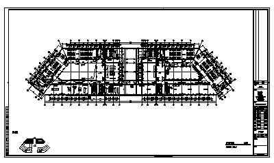 五层组合石油科技中心全套建筑设计cad图，共三十六张_图1