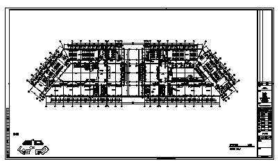 五层组合石油科技中心全套建筑设计cad图，共三十六张-图二