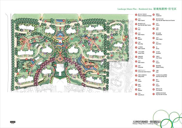 [天津]小区第一期景观设计方案图-图一