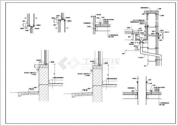 某大型鞋城施工设计全套CAD图（含建筑、结构）-图二