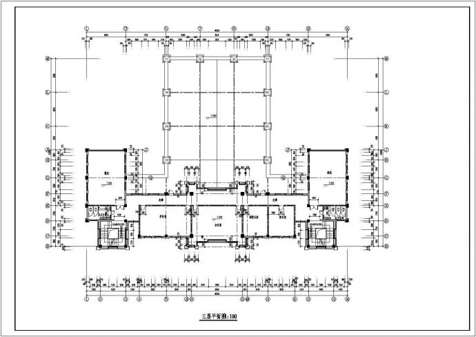 圣经学校建筑CAD示意图_图1