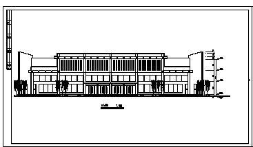 汽车站设计_某市三层汽车站建筑施工cad图纸-图一