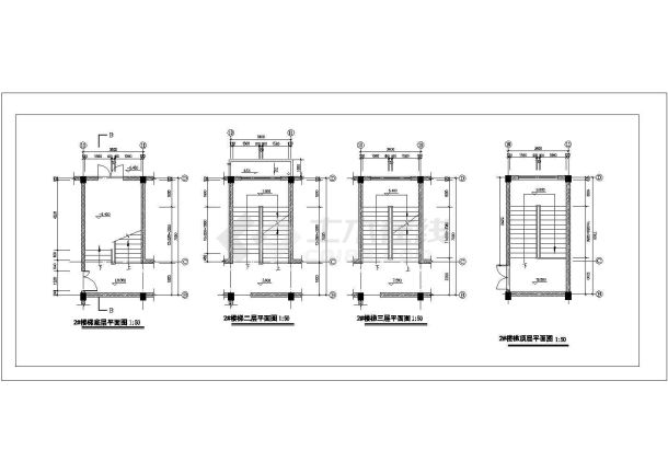 化工公司厂区办公楼建筑施工图-图一