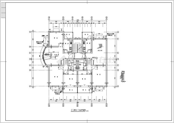 某地带地下车库高层住宅建筑图-图二