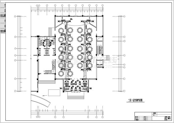 某标准宾馆空调管道全套方案设计施工CAD图纸-图二