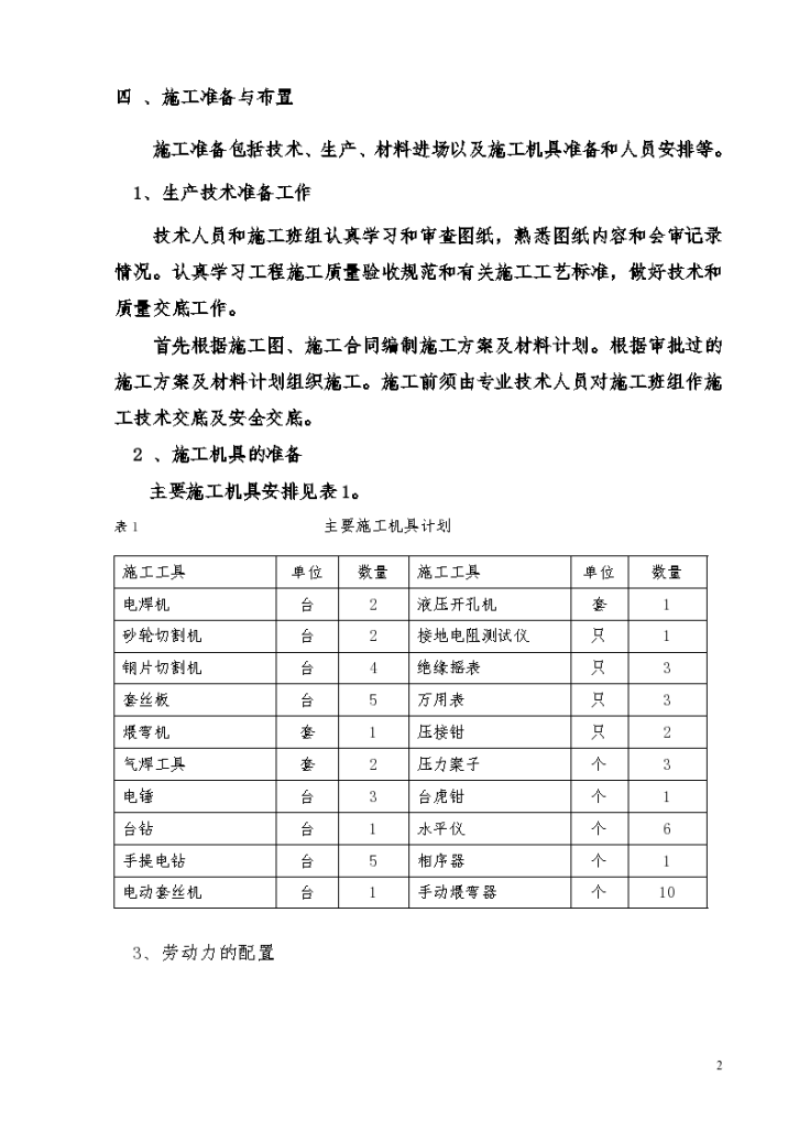江苏省经济适用房电气工程施工组织设计-图二