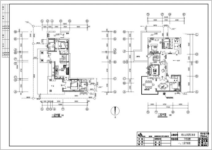 南通市某村镇2层混合结构住宅楼给排水系统设计CAD图纸_图1