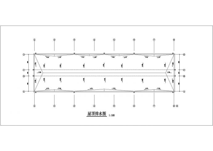 北京某医院四千平米五层框架结构门诊楼平立剖面设计CAD图纸_图1