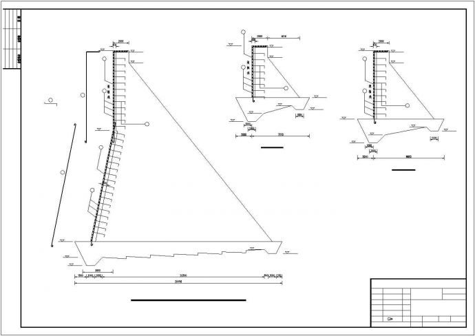 某浆砌块石拱坝工程初设方案设计施工CAD图纸_图1