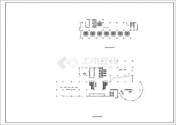 无锡市某甲级医院6100平米7层框架结构门诊楼全套建筑设计CAD图纸-图一