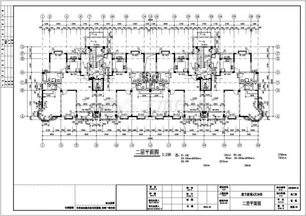 5800平米11层异形柱框剪结构住宅楼全套结构设计CAD图纸-图一