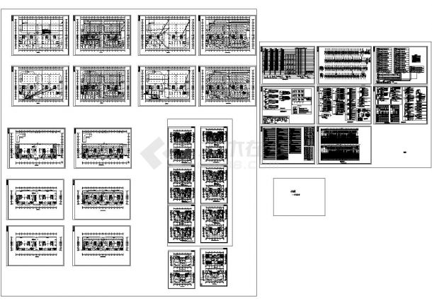 【南京】某28层公寓全套电气施工设计cad图纸（含住宅部分配电系统图）-图一