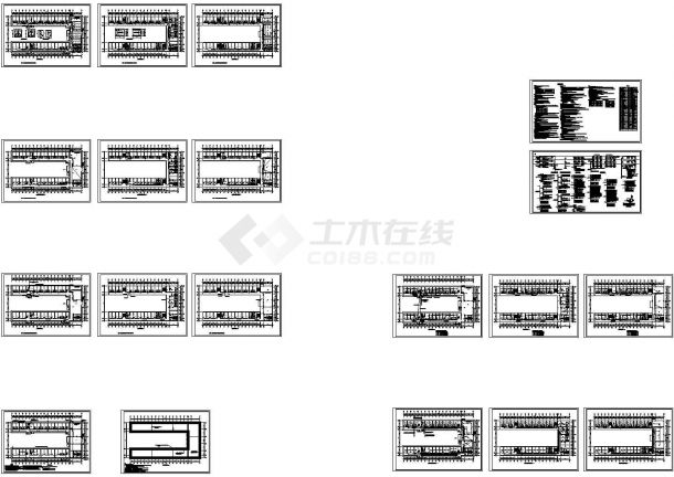 【南京】某三层敬老院大楼全套电气施工设计cad图纸-图一