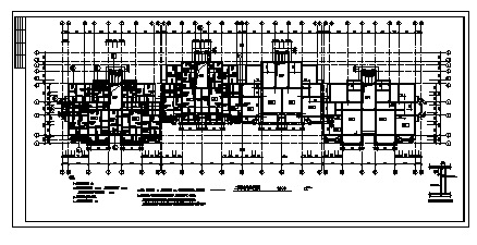 六层钢筋混凝土框架结构住宅楼结构设计cad图(带跃层设计，共二十六张)_图1