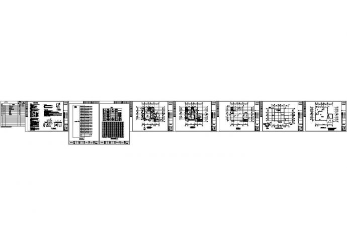 [湖南]某地两层简约式别墅电气全套施工cad图纸（含照明配电系统图）_图1